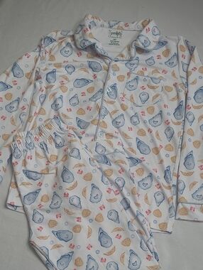 Shrimp & Grits Kids Oyster PJ Set.  XXL